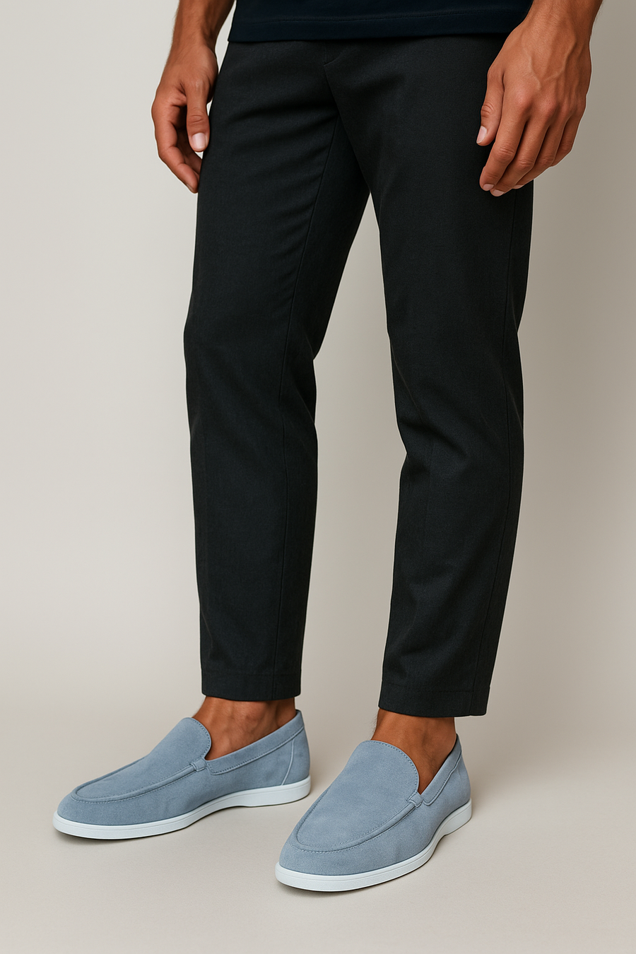 Loafers met suedelook Heren