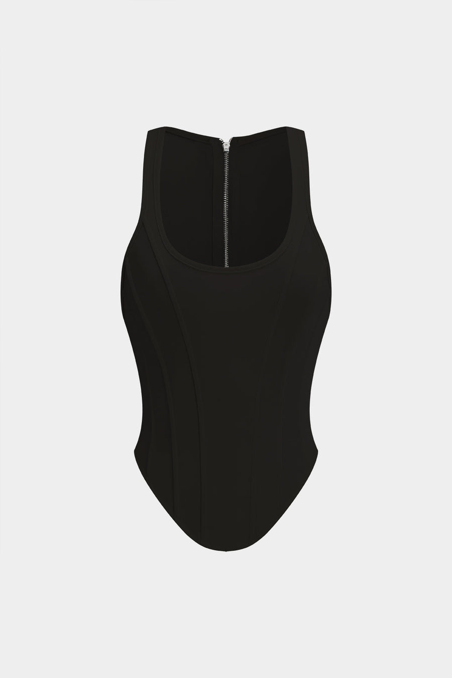 Korset top met ritssluiting Dames