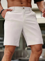 Korte broek met knoopsluiting Heren