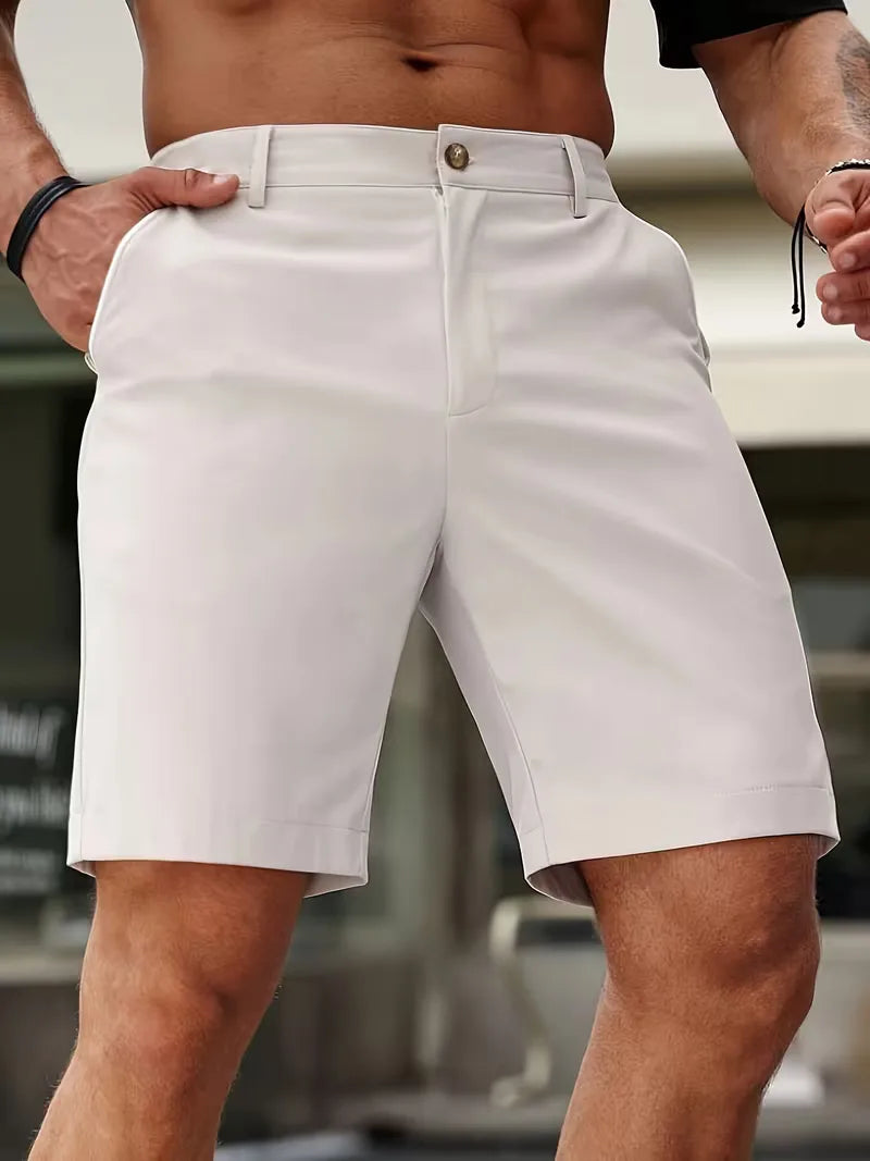 Korte broek met knoopsluiting Heren