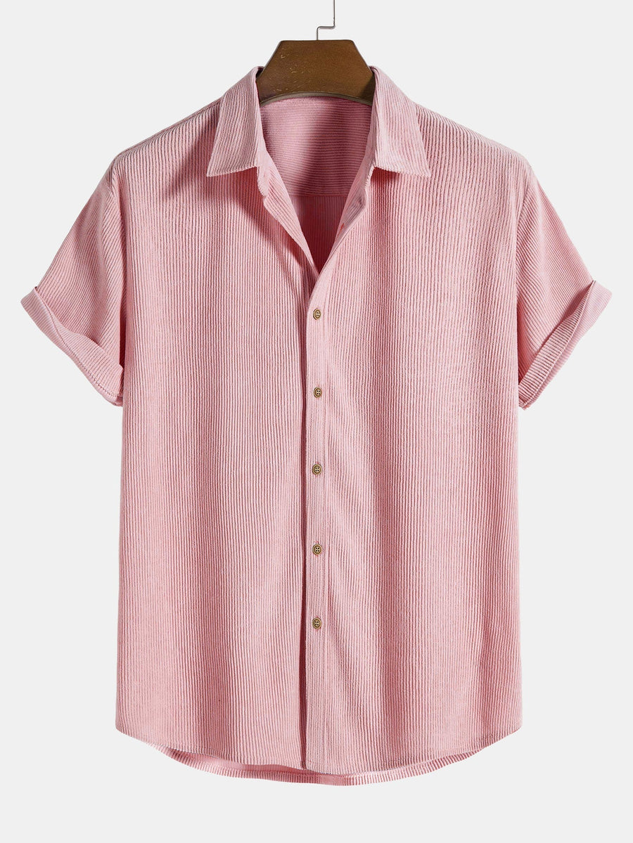 Zomer set met overhemd en korte broek Heren