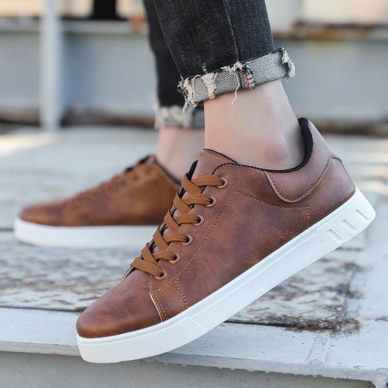 Lage Sneakers van PU Suede Heren