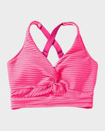 Geribde Bikini Set met Hoge Taille Dames