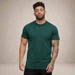Slim fit T-shirt met ronde hals Heren