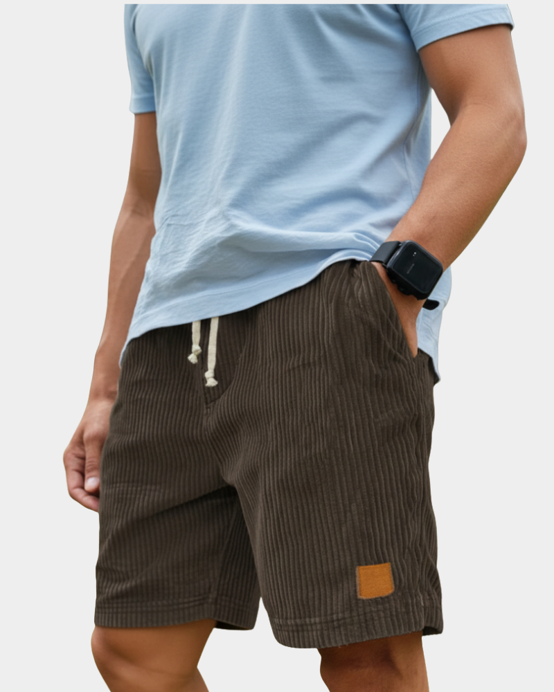 Korte broek met elastische taille Heren