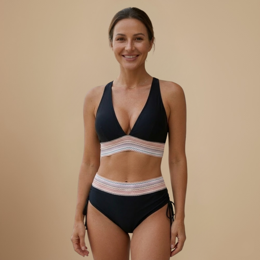 Bikiniset met hoge taille en halternek Dames