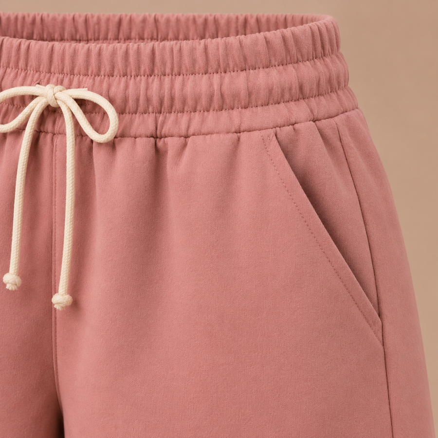 Bermuda short met elastische tailleband Dames