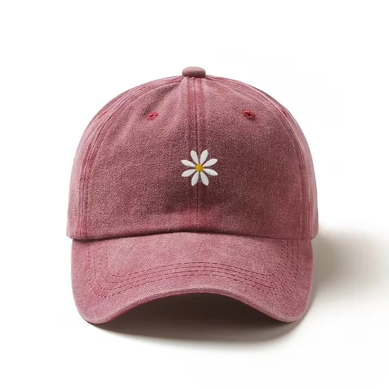 Pet met daisy borduursel Unisex