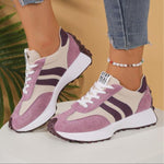 Retro sneakers met suedelook Dames