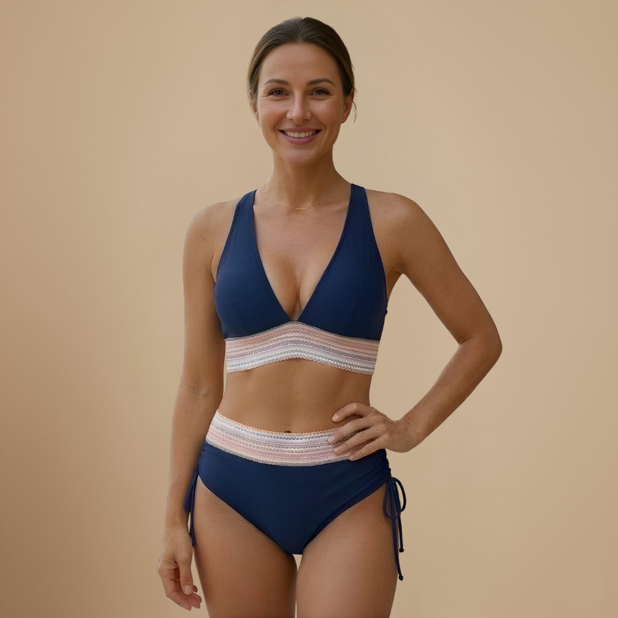 Bikiniset met hoge taille en halternek Dames