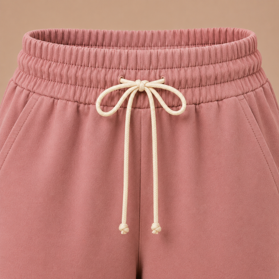 Bermuda short met elastische tailleband Dames