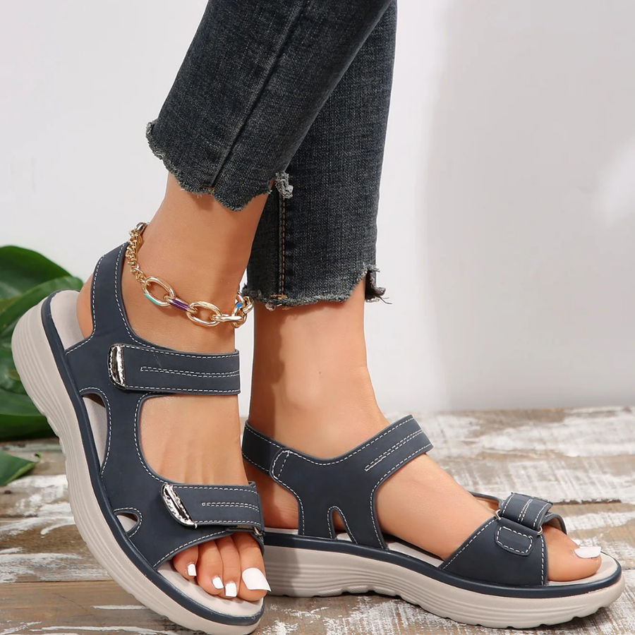 Zomer sandalen met klittenband Dames
