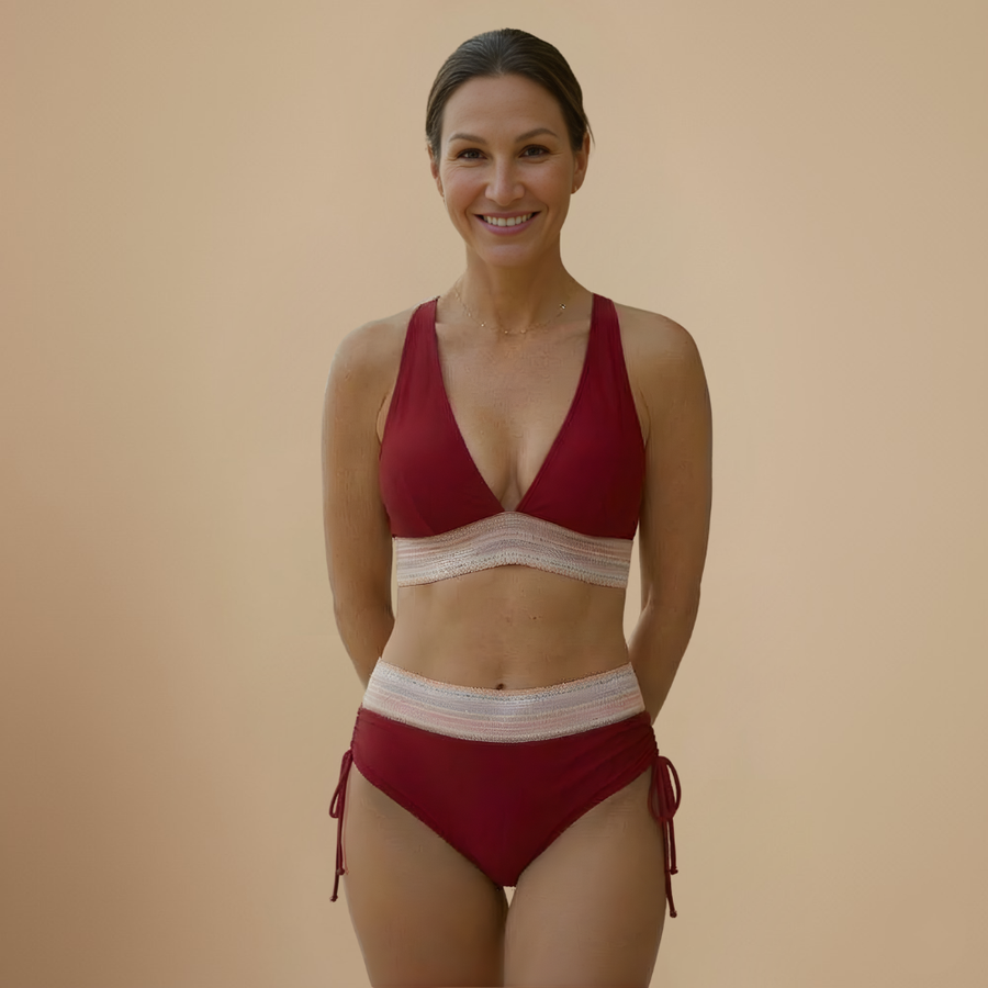 Bikiniset met hoge taille en halternek Dames