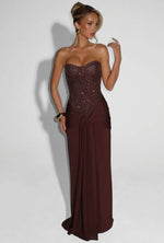 Strapless Galajurk met Pailletten Dames