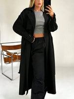 Lange Trenchcoat Dames met Riem