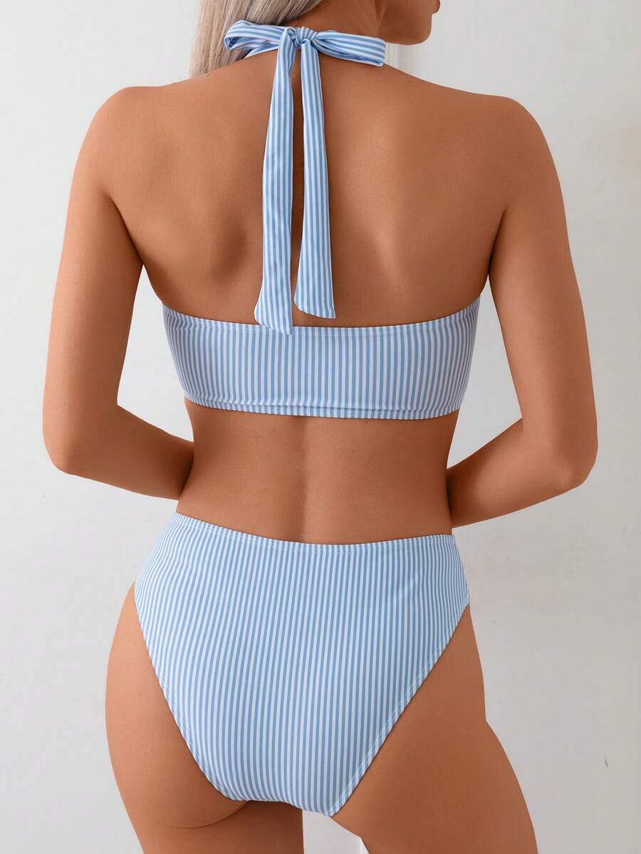 Gestreepte bikini set Dames