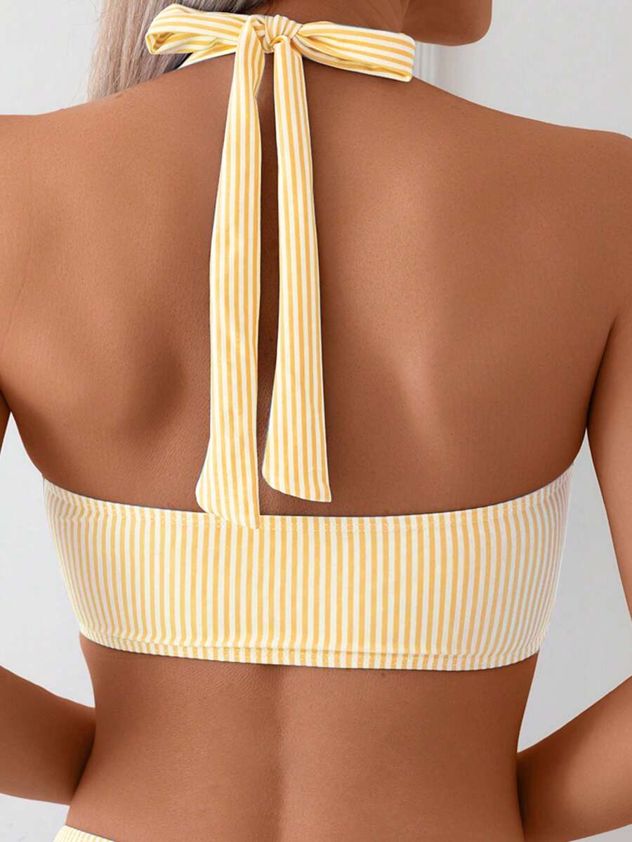 Gestreepte bikini set Dames