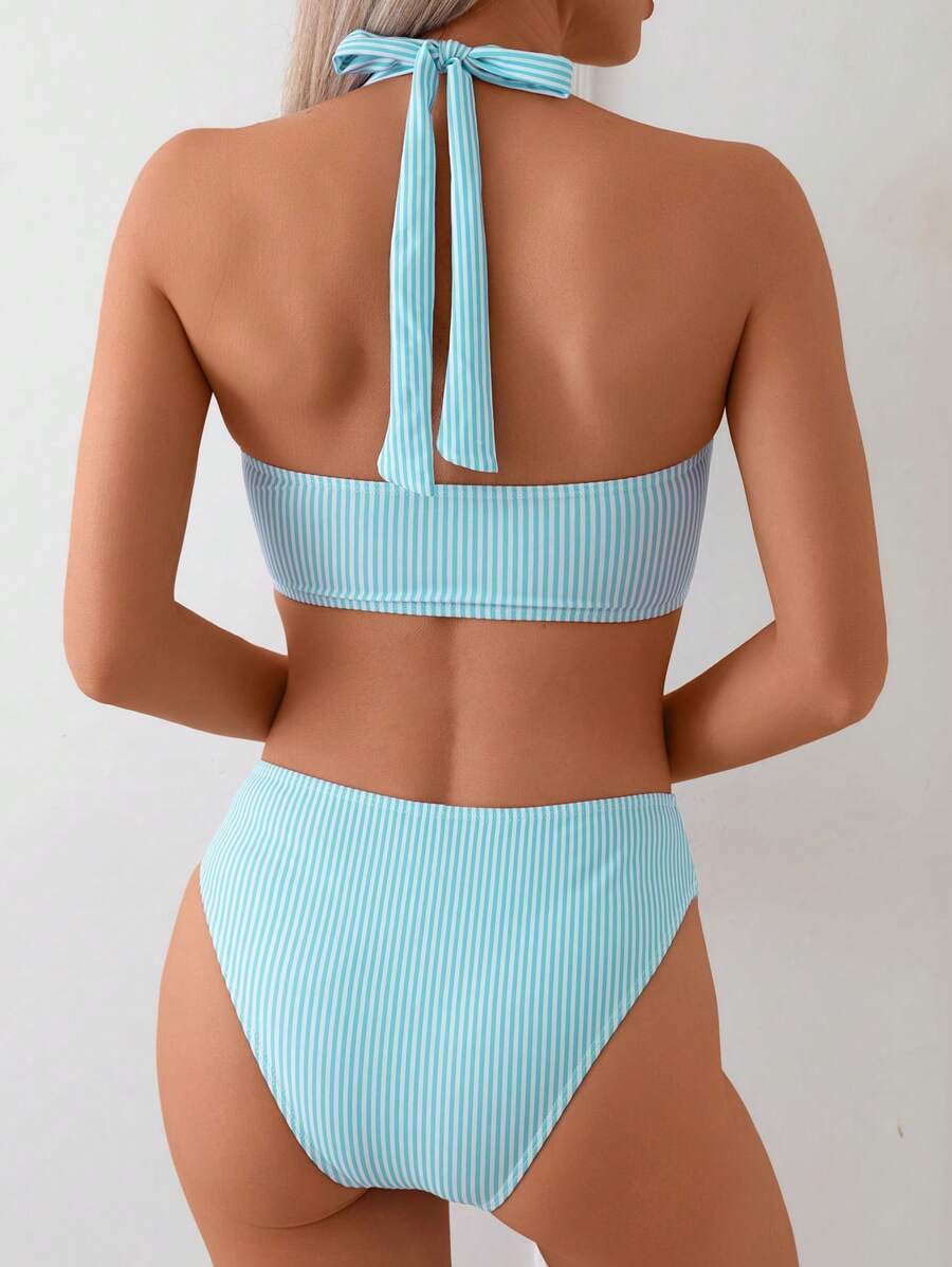Gestreepte bikini set Dames