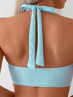 Gestreepte bikini set Dames