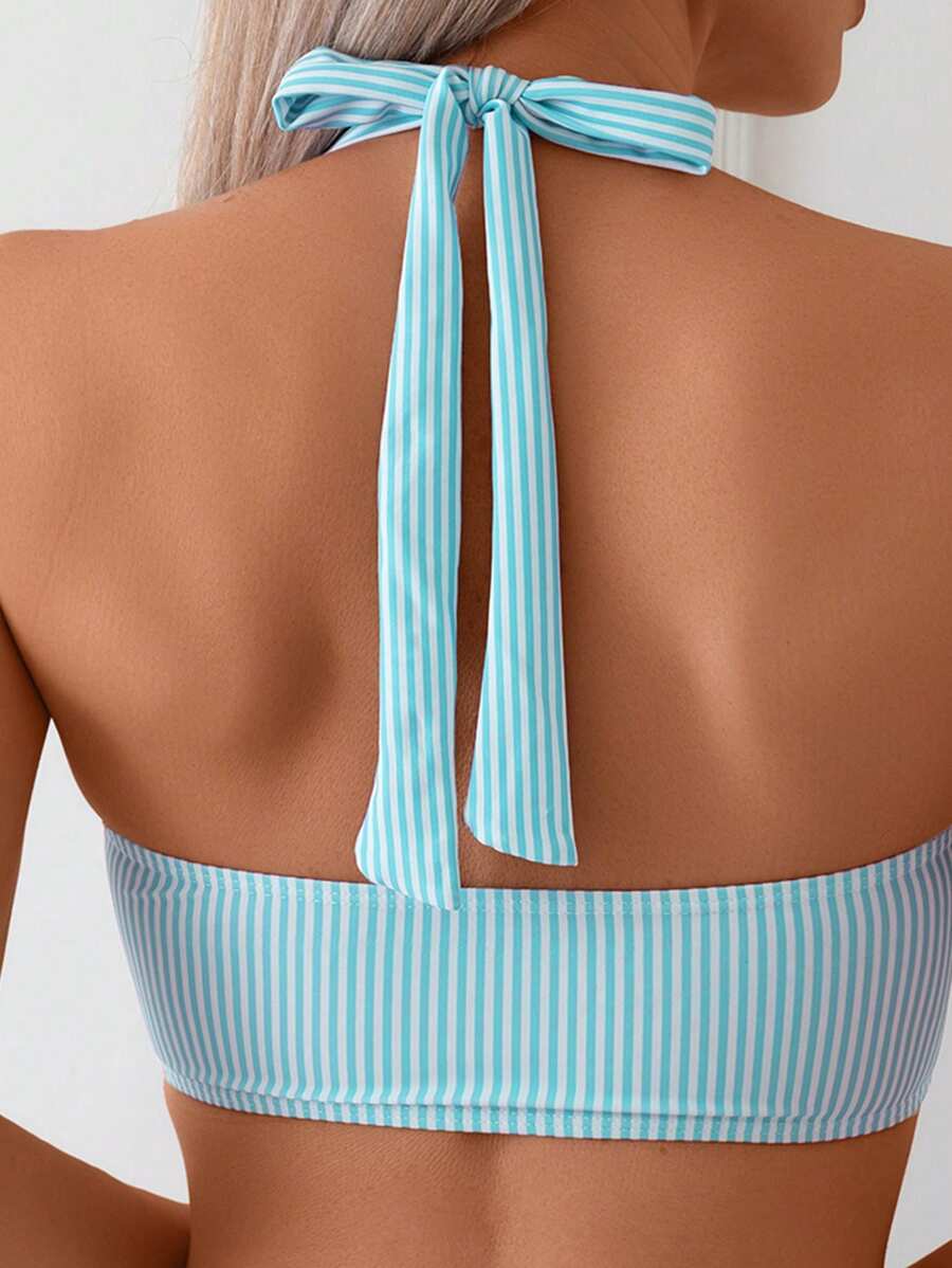 Gestreepte bikini set Dames