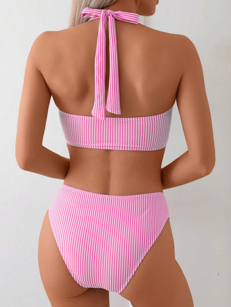 Gestreepte bikini set Dames