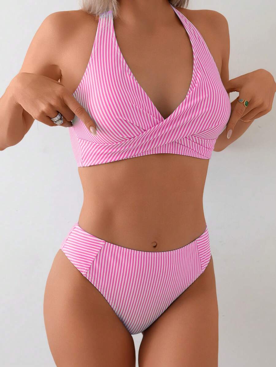 Gestreepte bikini set Dames