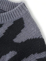 Sweater Dames Gebreid met Print