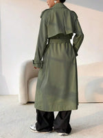 Lange Trenchcoat Dames met Riem