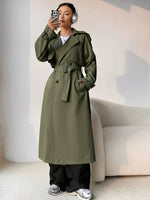Lange Trenchcoat Dames met Riem