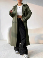 Lange Trenchcoat Dames met Riem