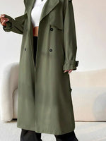 Lange Trenchcoat Dames met Riem