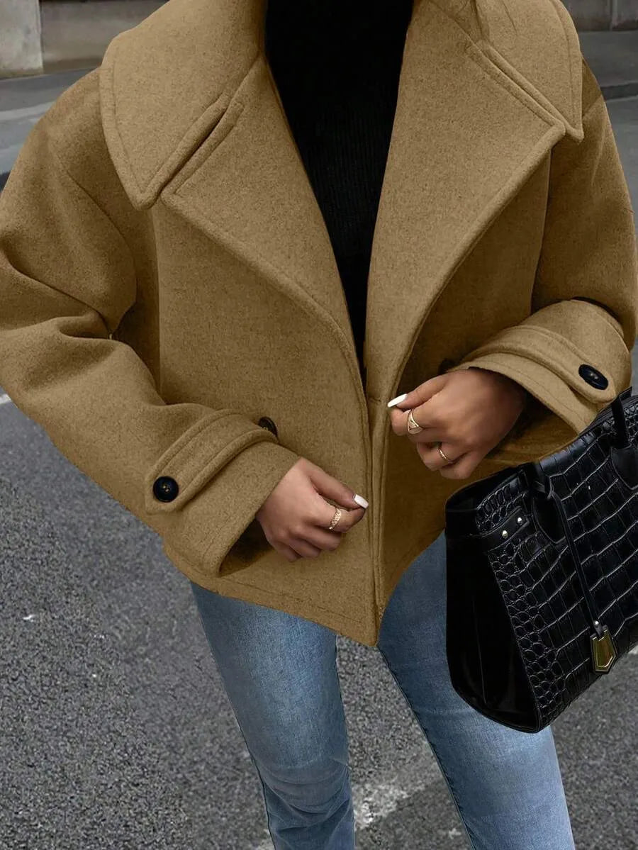 Jas Dames Oversized met Brede Revers