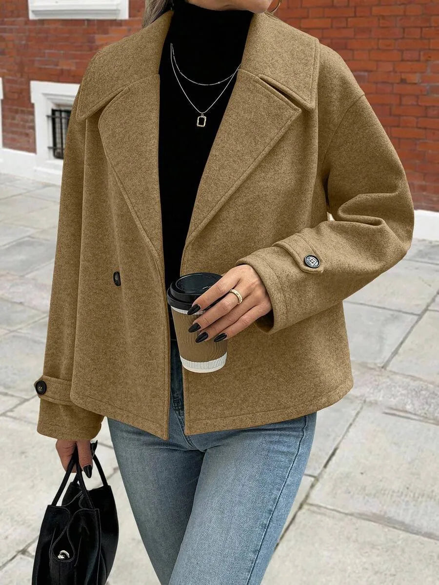 Jas Dames Oversized met Brede Revers