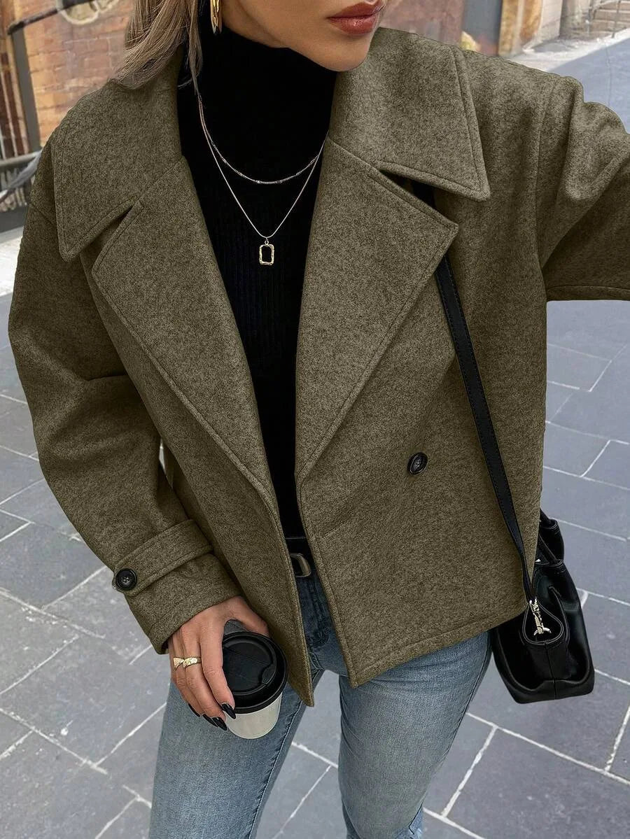 Jas Dames Oversized met Brede Revers