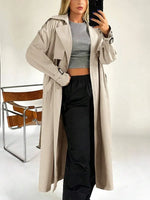 Lange Trenchcoat Dames met Riem