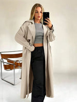 Lange Trenchcoat Dames met Riem