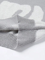 Sweater Dames Gebreid met Print