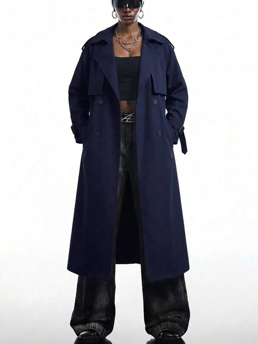 Lange Trenchcoat Dames met Riem