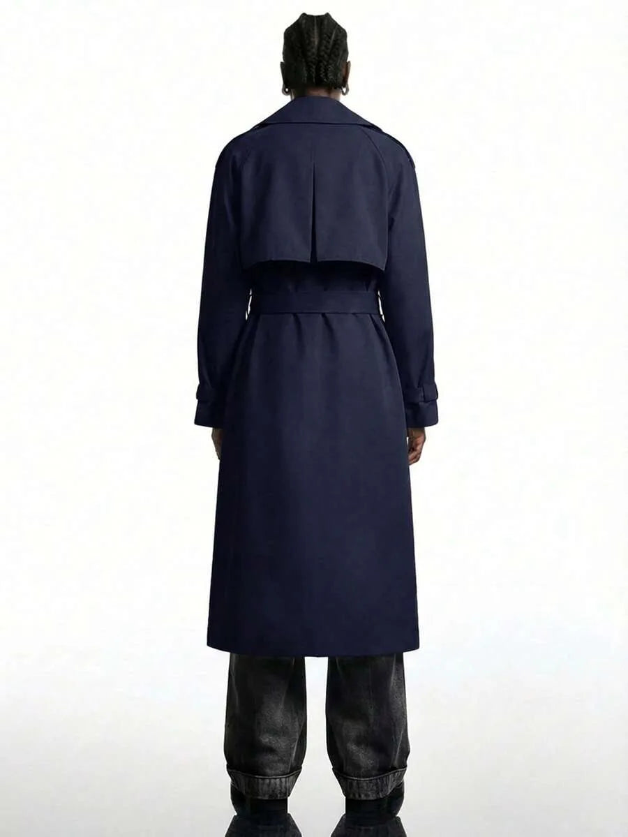 Lange Trenchcoat Dames met Riem