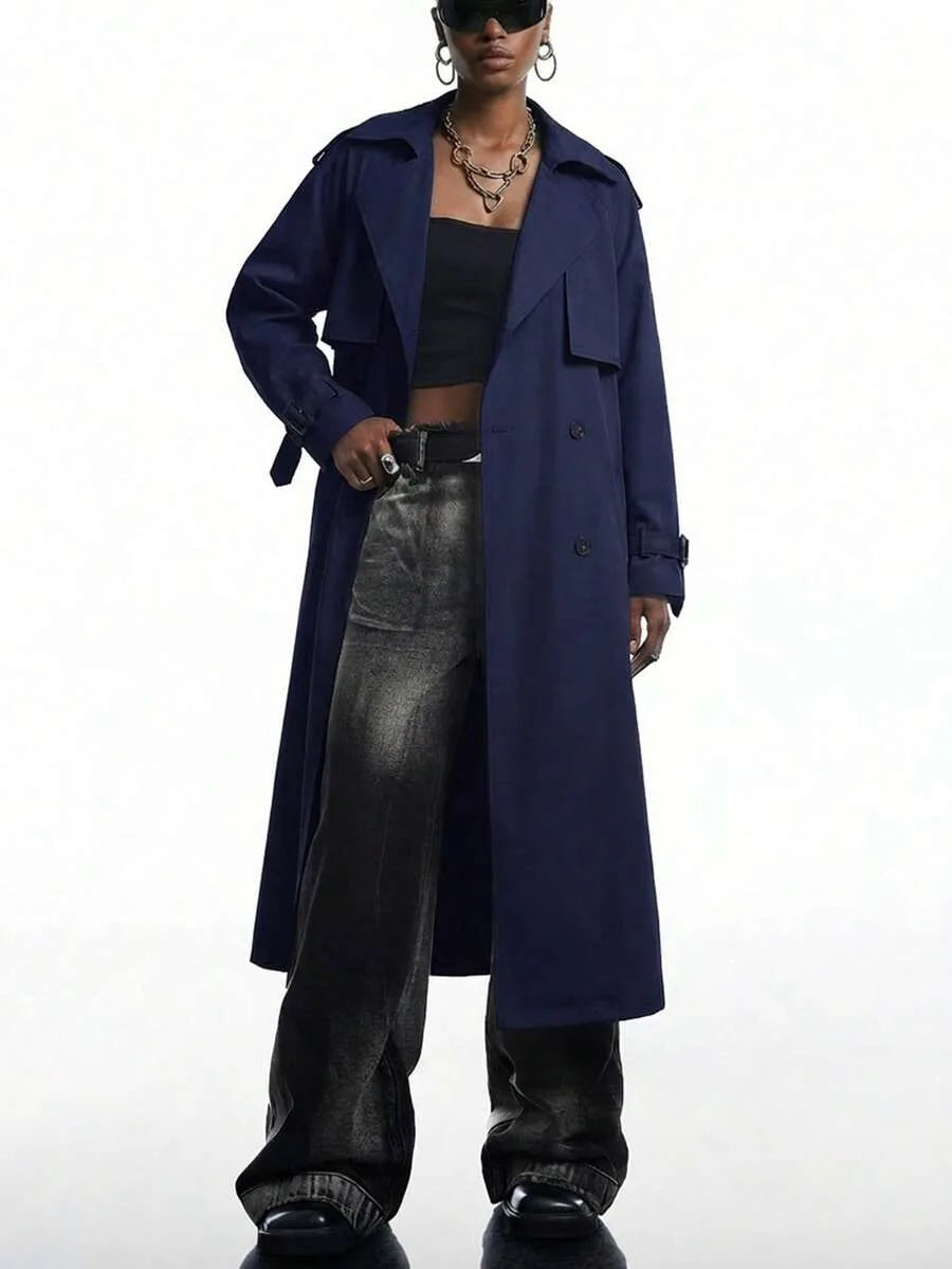 Lange Trenchcoat Dames met Riem