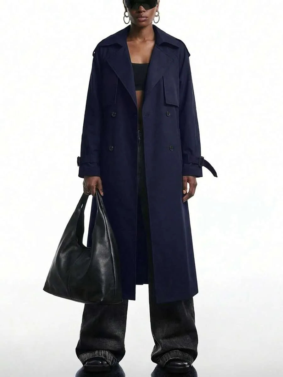 Lange Trenchcoat Dames met Riem