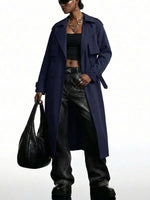 Lange Trenchcoat Dames met Riem