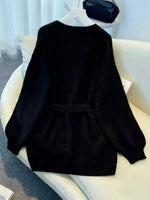 Gebreid Vest Dames met Riem