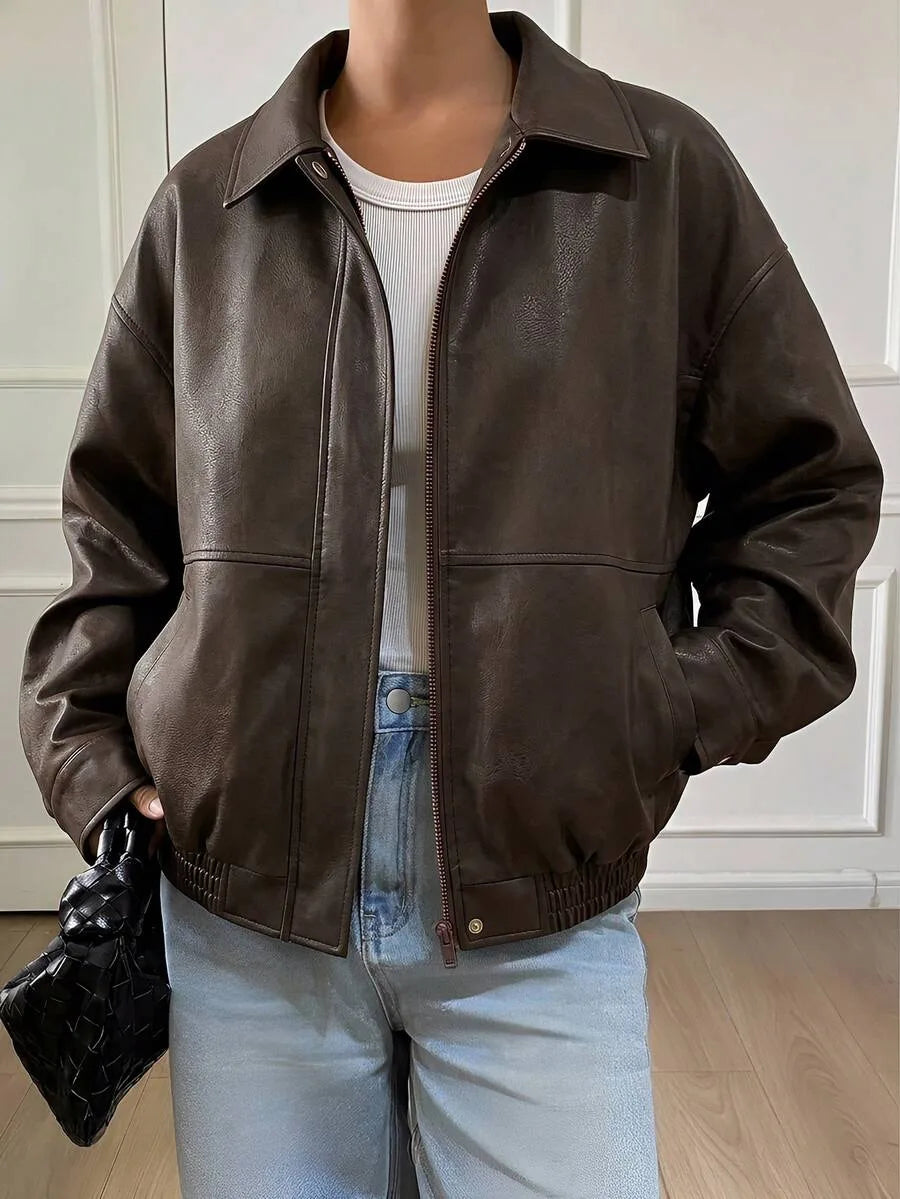 Suede Jas Dames met Sherpa Voering