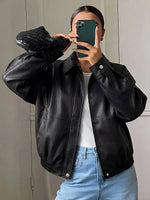 Suede Jas Dames met Sherpa Voering