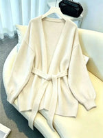 Gebreid Vest Dames met Riem