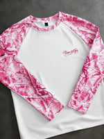 Shirt Heren Raglan met Printmouwen