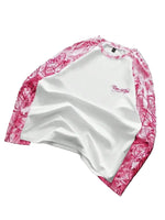 Shirt Heren Raglan met Printmouwen