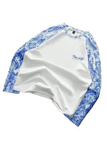 Shirt Heren Raglan met Printmouwen