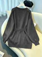 Gebreid Vest Dames met Riem
